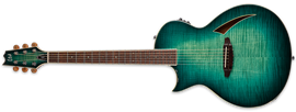 ESP/LTD TL-6 Aqua Marine Burst Left Handed 6-String Acoustic Electric Guitar 